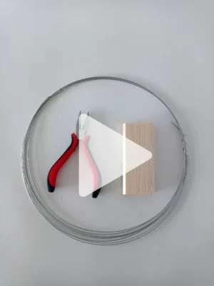 ערכת DIY לפיסול, רישום וכיפוף בחוט ברזל