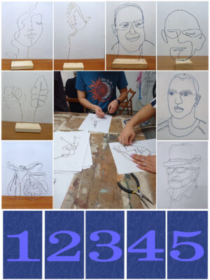 קורס פיסול בחוט ברזל - 5 מפגשים